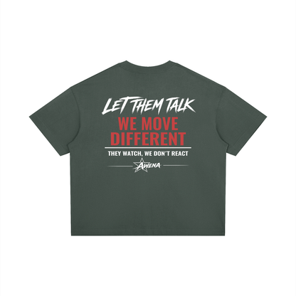 Let them Talk Tee - Grey
