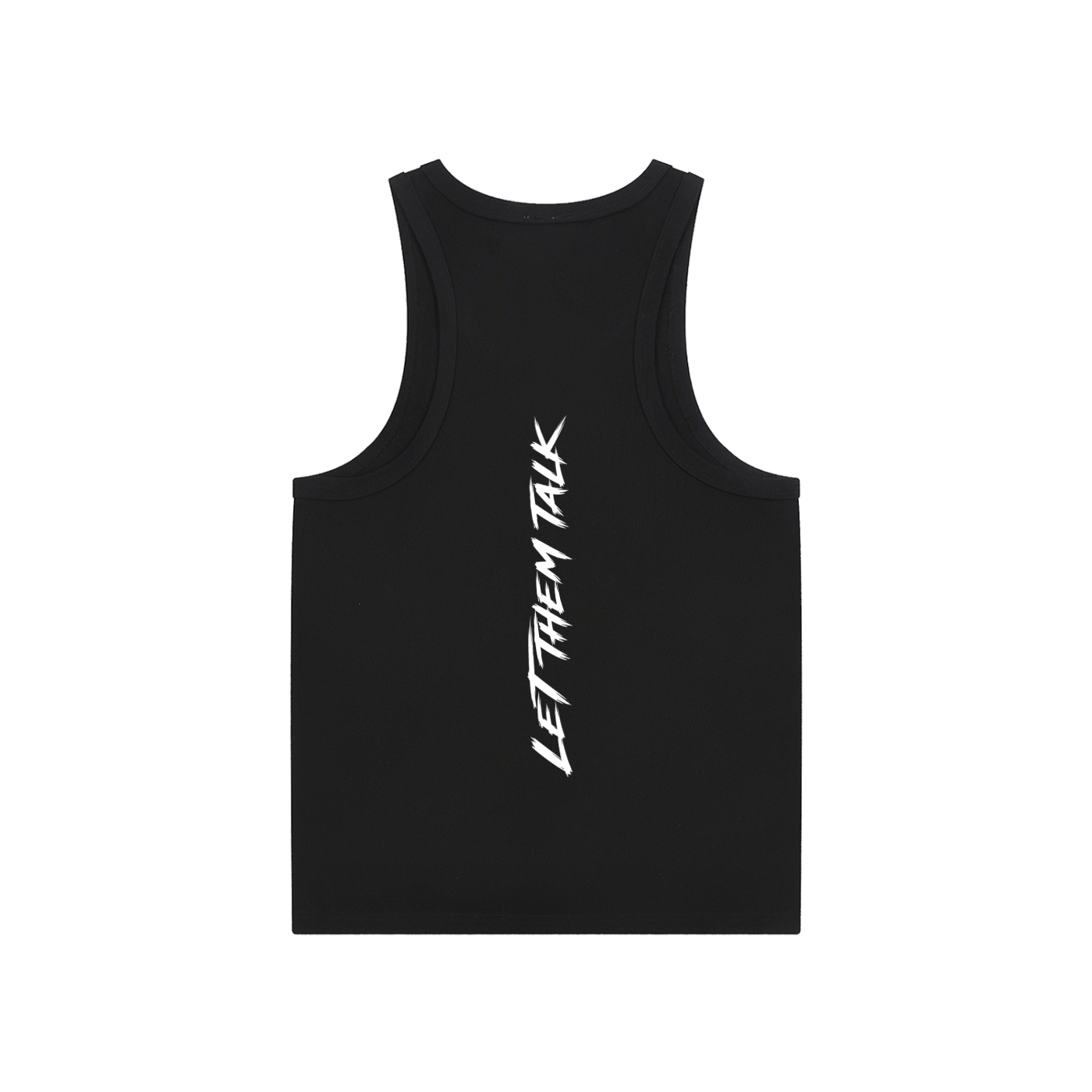 Let them talk tank top - Black